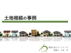 土地相続の事例（広大地+地積規模の大きな）のサムネイル
